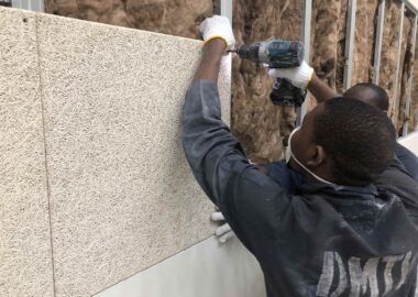 DMTL-InstallationOfAcousticPanel